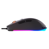Cougar Surpassion ST Optical Wired R GB Gaming Mouse, 3200 DPI PixArt PMW3325 Optical Gaming sensor, 1000 Hz Polling Rate, Mechanical Gaming Switch, 6 x Buttons, Ergonomic, Right-Handed Design, Black, 1 Year Warranty | CGR-SURPASSION-ST