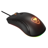 ماوس الألعاب السلكي الضوئي Cougar Surpassion RGB، مستشعر ألعاب بصري PAW3309 بدقة 6400 نقطة لكل بوصة، معدل اقتراع 1000 هرتز، مفتاح ألعاب 20 مليون نقرة، 6 أزرار قابلة للبرمجة، تصميم مريح لليد اليمنى، أسود، ضمان لمدة عام | CGR-WOMB-SUR