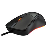 ماوس الألعاب السلكي الضوئي Cougar Surpassion RGB، مستشعر ألعاب بصري PAW3309 بدقة 6400 نقطة لكل بوصة، معدل اقتراع 1000 هرتز، مفتاح ألعاب 20 مليون نقرة، 6 أزرار قابلة للبرمجة، تصميم مريح لليد اليمنى، أسود، ضمان لمدة عام | CGR-WOMB-SUR