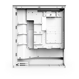 NZXT H7 Flow R GB ATX Mid-Tower Airflow Case, Ultra Clear Tempered Glass Side Window, F360 R GB Core Fan Included, Full-Size GPU Support, USB 3.2 Gen2x2, Tool-Free Access, White, 1 Year Warranty | CM-H72FW-R1