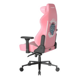 DXRacer Craft Halo Cat Edition Gaming Chair, Class 4 Gas Lift Cylinder, 2D Integrated Lumbar Support, Aluminum Base, 60mm PU Caster, Fully Adjustable, Pink, 1 Year Warranty | CRA-PR008-P-H1