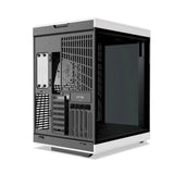 كيس كمبيوتر Hyte Y70 Touch Infinite Dual Chamber Mid-Tower ATX، 3-Piece Panoramic Glass، شاشة 14.9 بوصة Integrated IPS Touchscreen، يستوعب كرت شاشة حتى 422mm، USB 3.2 Gen 2، Panda (Black & White)، ضمان سنة واحدة | CS-HYTE-Y70TI-WB