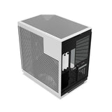 كيس كمبيوتر Hyte Y70 Touch Infinite Dual Chamber Mid-Tower ATX، 3-Piece Panoramic Glass، شاشة 14.9 بوصة Integrated IPS Touchscreen، يستوعب كرت شاشة حتى 422mm، USB 3.2 Gen 2، Panda (Black & White)، ضمان سنة واحدة | CS-HYTE-Y70TI-WB