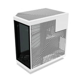 كيس كمبيوتر Hyte Y70 Touch Infinite Dual Chamber Mid-Tower ATX، 3-Piece Panoramic Glass، شاشة 14.9 بوصة Integrated IPS Touchscreen، يستوعب كرت شاشة حتى 422mm، USB 3.2 Gen 2، Panda (Black & White)، ضمان سنة واحدة | CS-HYTE-Y70TI-WB