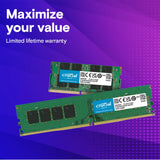 ذاكرة وصول عشوائي (RAM) DDR4 سعة 16 جيجابايت/3200 من Crucial | CT16G4DFRA32A