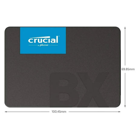محرك أقراص صلبة SSD داخلي كرشيال BX500 سعة 500 جيجا بايت 3D ناند ساتا مقاس 2.5 بوصة، ضمان لمدة عام | CT500BX500SSD1
