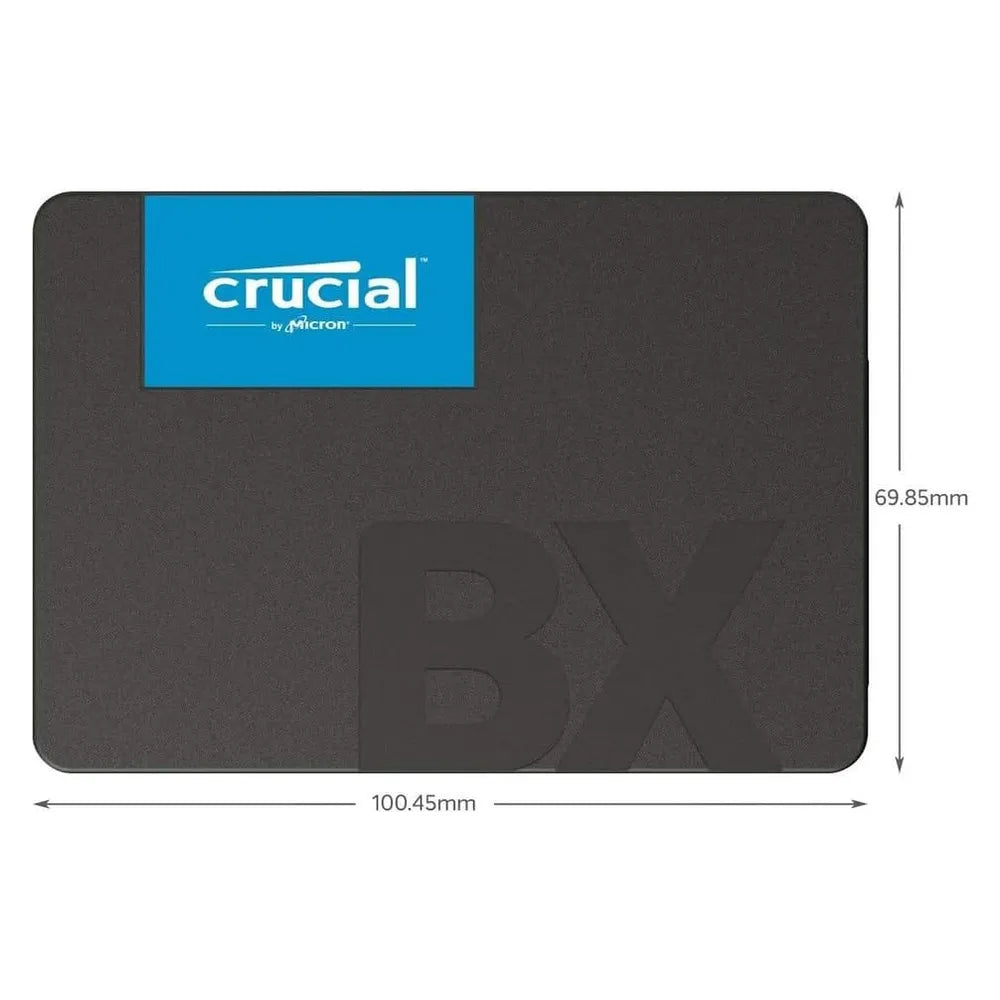 محرك أقراص صلبة SSD داخلي كرشيال BX500 سعة 500 جيجا بايت 3D ناند ساتا مقاس 2.5 بوصة، ضمان لمدة عام | CT500BX500SSD1