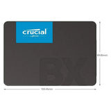 محرك أقراص صلبة SSD داخلي كرشيال BX500 سعة 500 جيجا بايت 3D ناند ساتا مقاس 2.5 بوصة، ضمان لمدة عام | CT500BX500SSD1