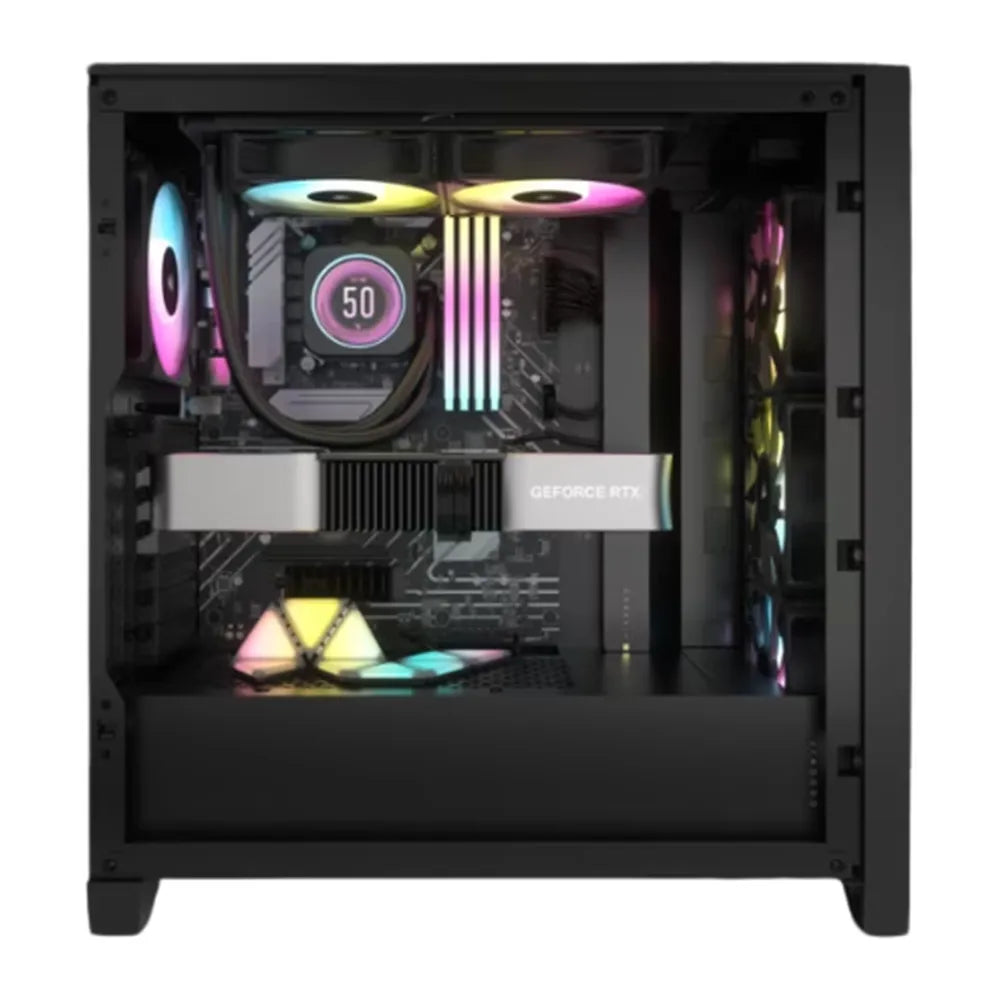 مبرد سائل كورسير iCUE H100i Elite XT AIO RGB، شاشة IPS LCD مقاس 2.1 بوصة، رادياتير 240 مم، يدعم مقابس Intel و AMD، أسود، ضمان لمدة سنة | CW-9060074-WW