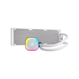 Corsair iCUE Link H150i RGB AIO Liquid Cooler, 360mm Radiator, Supports Intel, AMD Sockets, White, 1 Year Warranty | CW-9061006-WW