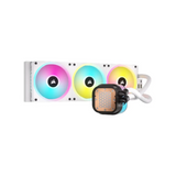 Corsair iCUE Link H150i RGB AIO Liquid Cooler, 360mm Radiator, Supports Intel, AMD Sockets, White, 1 Year Warranty | CW-9061006-WW