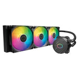 مبرد وحدة المعالجة المركزية Cooler Master MasterLiquid Core II Series ARGB، مشعاع 360 مم، يدعم مقابس Intel و AMD، مراوح بمحمل بندقية، أسود، ضمان لمدة سنة | MLW-D36M-A18PA-R1