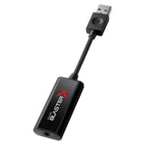 بطاقة صوت إبداعية Sound BlasterX G1 7.1 محمولة، مكبر صوت لسماعات الرأس، محرك BlasterX الصوتي الاحترافي، USB-A، ضمان لمدة عام واحد | CL-SB-G1