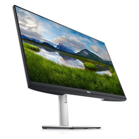 شاشة Dell مقاس 27 بوصة، دقة QHD ‏(2560 × 1440)، 75 هرتز، مضادة للتوهج، مكبرات صوت ستريو، زمن استجابة 4 مللي ثانية (GTG)، منفذ DisplayPort، منفذ HDMI، حامل قابل للتعديل بالإمالة/الارتفاع/الدوران، أسود وأبيض، ضمان لمدة عام واحد | S2721DS