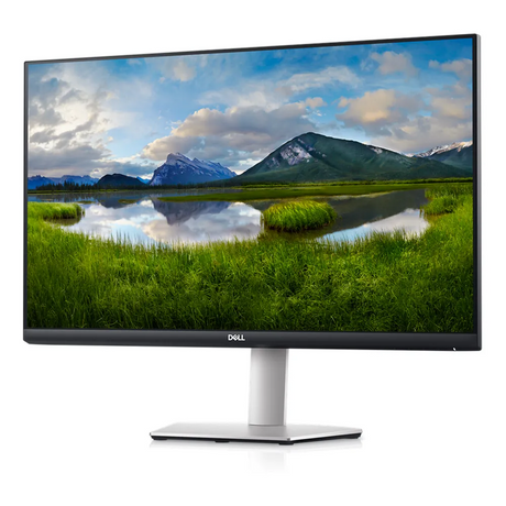 شاشة Dell مقاس 27 بوصة، دقة QHD ‏(2560 × 1440)، 75 هرتز، مضادة للتوهج، مكبرات صوت ستريو، زمن استجابة 4 مللي ثانية (GTG)، منفذ DisplayPort، منفذ HDMI، حامل قابل للتعديل بالإمالة/الارتفاع/الدوران، أسود وأبيض، ضمان لمدة عام واحد | S2721DS