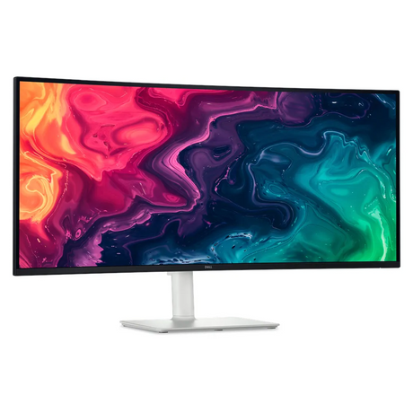 شاشة Dell 34 Plus USB-C UltraWide منحنية، 34 بوصة UW-QHD (3440 × 1440)، 120 هرتز، مضادة للتوهج، زمن استجابة 1 مللي ثانية (رمادي إلى رمادي)، HDMI، USB-C، قابلة للتعديل للإمالة/الارتفاع/الميل، أسود وأبيض، ضمان 3 سنوات | S3425DW