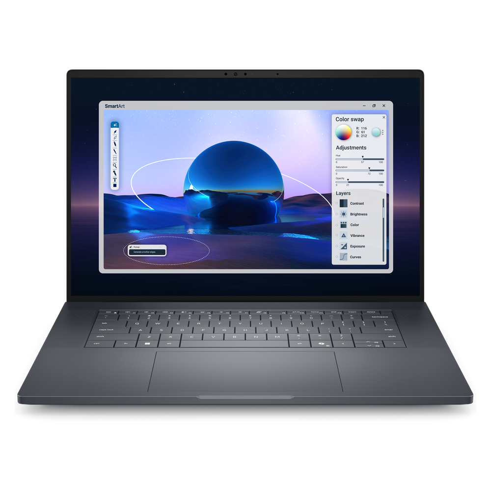 Dell Pro Max 16 Premium Laptop, Intel Core Ultra 9 285H Processor, 32GB RAM, 1TB SSD, 16" FHD+ 120Hz Display, 8GB NVIDIA RTX PRO 2000 Blackwell Graphics, Windows 11 Pro, English & Arabic Keyboard, 3 Year Warranty | Dell-PROMAX16P-32-1T-W11P
