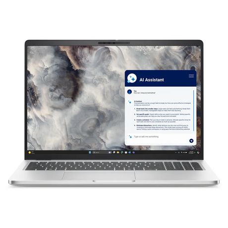 Dell Pro 16 Plus PB16250 Laptop, Intel Core Ultra 5 235U Processor, 8GB RAM, 512GB SSD, 16" FHD+ Display, DOS, English & Arabic Backlit Keyboard, 1 Year Warranty | D-16-8-512-DOS