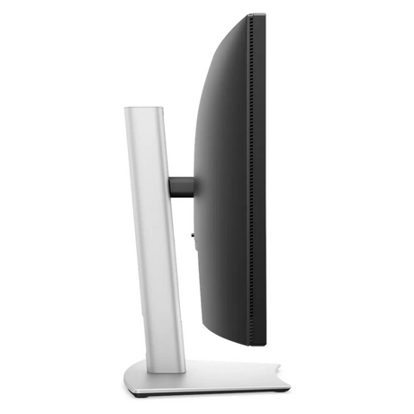 شاشة منحنية Dell Pro 34 Plus USB-C Hub، دقة 34" WQHD (3440 x 1440)، 100Hz، شاشة مضادة للانعكاس، 5ms (GTG) Response Time، HDMI، DP، USB-C، حامل قابل للتعديل بالكامل، Black & Silver، ضمان 3 سنوات | P3425WE