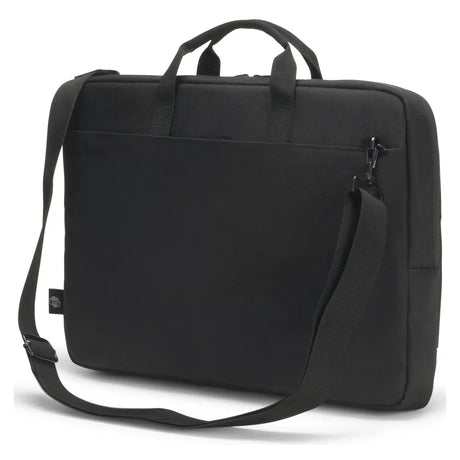 Dicota Slim Eco Motion، Fits حتى 13.3" لابتوبات، Polyester، Water-Repellent Material، Padded Notebook Compartment، Front Accessory Storage، Rear Document Compartment، Padded Handle، Removable Adjustable Shoulder Strap، أسود، ضمان سنة واحدة | D31868