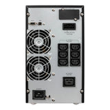 Eaton 9E UPS، 3000 فولت أمبير، 2400 واط، عامل شكل برج، شكل موجة خرج جيبية، تحويل مزدوج عبر الإنترنت، توصيل إدخال C20، شاشة LCD، بطارية حمض الرصاص محكمة الغلق، ضمان سنة واحدة | 9E3000i