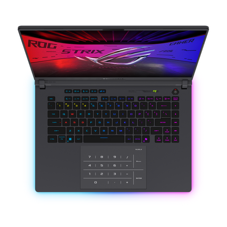 Asus ROG Strix G16 Gaming Laptop, Intel Core i7 14650HX Processor, 16 GB RAM, 1TB SSD, 8GB Nvidia RTX 5050 Graphics, 16" FHD+ 165Hz Display, Windows 11 Home, English & Arabic Keyboard, Eclipse Gray, 1 Year Warranty | G615JHR-1SG7821W