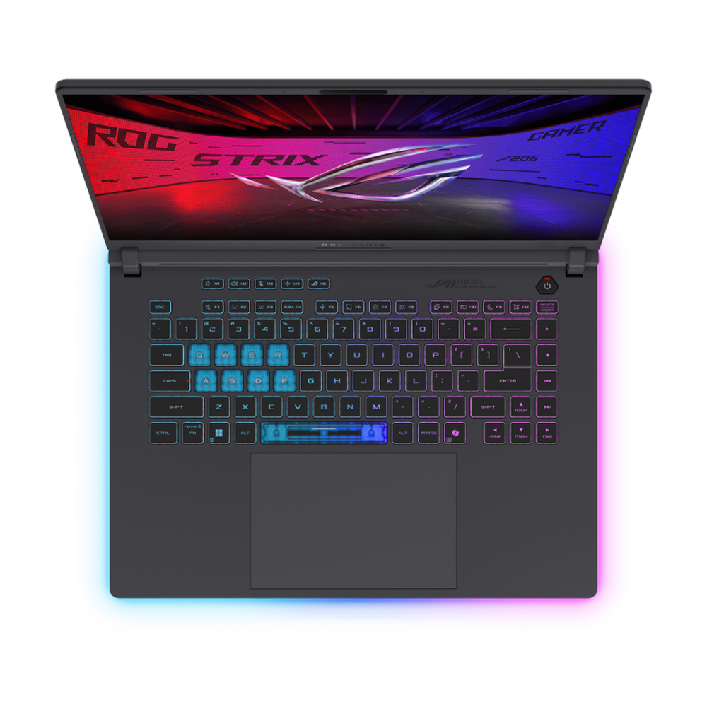 Asus ROG Strix G16 Gaming Laptop, Intel Core i7 14650HX Processor, 16 GB RAM, 1TB SSD, 8GB Nvidia RTX 5050 Graphics, 16" FHD+ 165Hz Display, Windows 11 Home, English & Arabic Keyboard, Eclipse Gray, 1 Year Warranty | G615JHR-1SG7821W