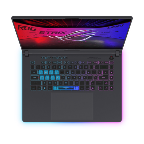 Asus ROG Strix G16 Gaming Laptop, Intel Core i7 14650HX Processor, 16 GB RAM, 1TB SSD, 8GB Nvidia RTX 5050 Graphics, 16" FHD+ 165Hz Display, Windows 11 Home, English & Arabic Keyboard, Eclipse Gray, 1 Year Warranty | G615JHR-1SG7821W