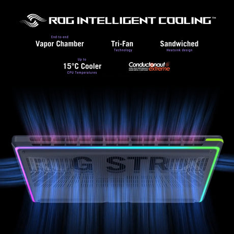 Asus ROG Strix G16 G615LW Gaming Laptop Intel Core Ultra 9 275HX Processor, 32 GB RAM, 1TB SSD, 16 GB NVIDIA RTX 5080, 16" FHD+ 165Hz Display, Windows 11 Home, English Keyboard, 1 Year Warranty | G615LW-G321W