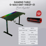 طاولة ألعاب G-MAX GMT-ZP01BLACK-1500*730MM مزودة بمحرك