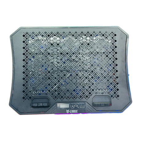 مبرد كمبيوتر محمول للألعاب G-MAX مزود بمروحة 9 RGB GMX-A19 أسود