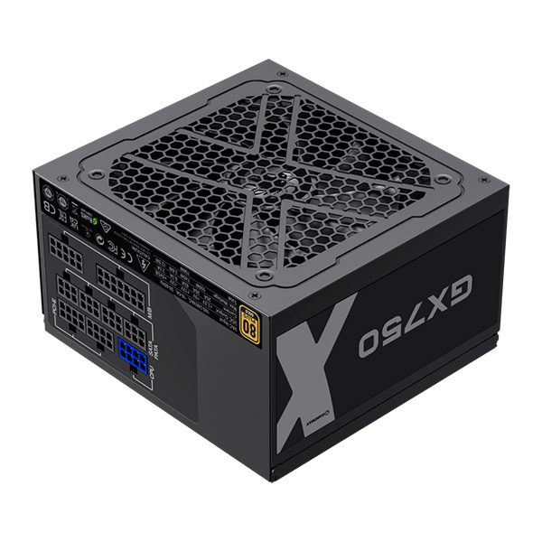 POWER SUPPLY 750W GAMEMAX GX750 MODULAR 80PLUS GOLD | GM-GX-750-MODULAR