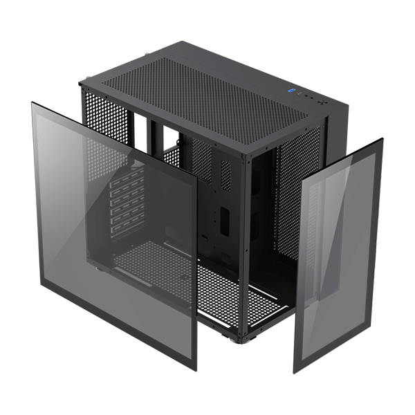 ATX CASE GAMEMAX INFINITY BLACK WITHOUT FAN