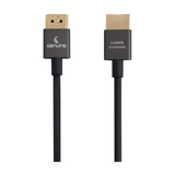 Genuine HDMI To HDMI Slim Cable, Version 1.4, Cable Length 3M, Supports 1080p, 1 Year Warranty | GN-HD3M1.4V-SB