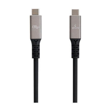 Genuine USB4 Type-C to C Cable, Cable Length 3M, 240W, 40Gps Data Transfer Speed, Aluminium Gray, 1 Year Warranty | GN-USB4-3M-AL