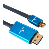 Genuine Mini DP To DP (Display Port) Cable, Version 1.1, Supports 1080p, Cable Length 1.8M, 1 Year Warranty | GNMNDP2DP18M