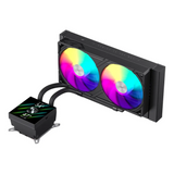 Gamemax-Glacier-240-Black-LCD-AIO-Liquid-CPU-Cooler-GLACIER240-B
