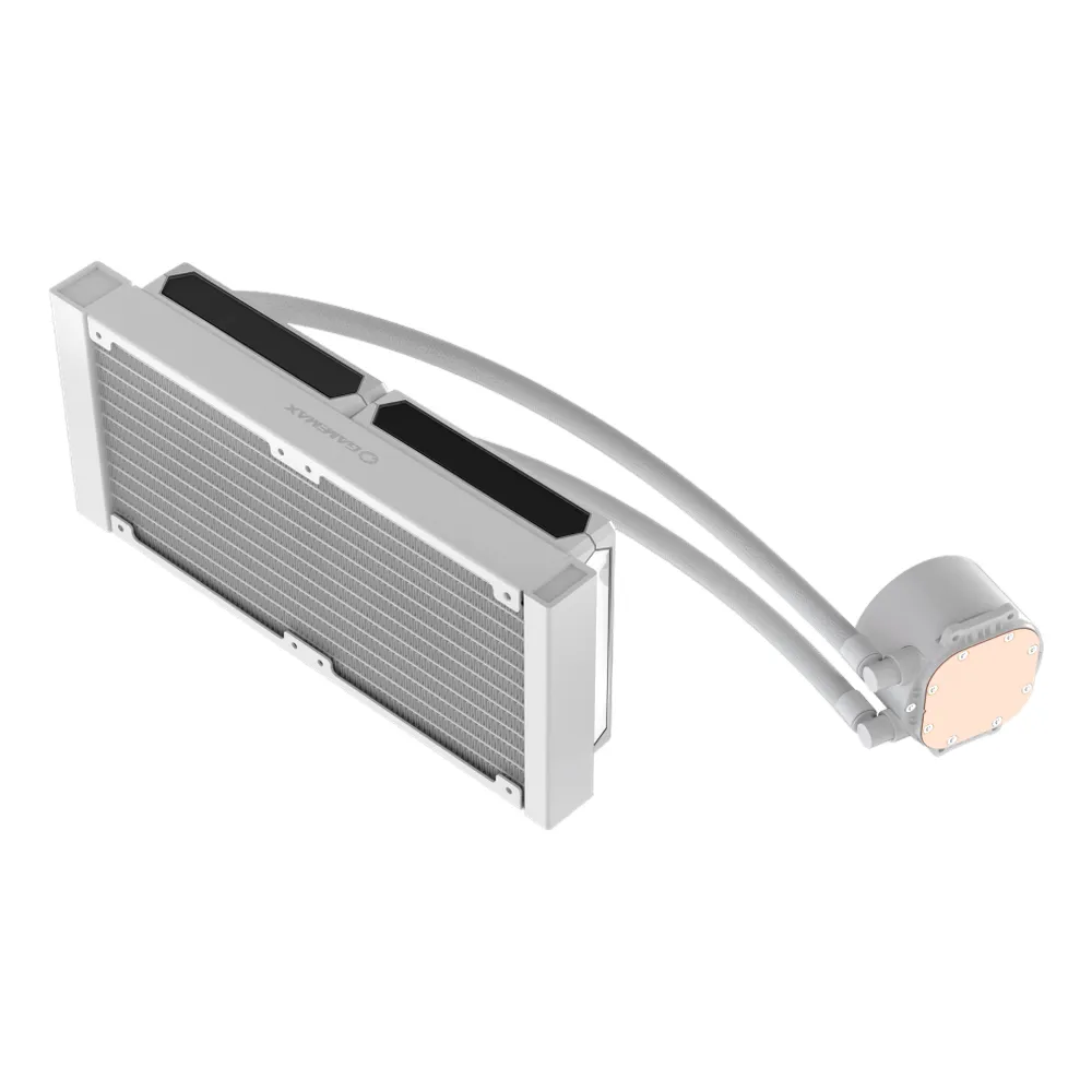 Gamemax-Iceberg-240-Digital-White-AIO-Liquid-CPU-Cooler-ICEBERG240-W