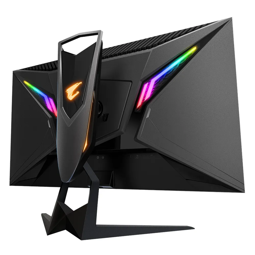 شاشة الألعاب جيجابايت اوروس FI27Q-P، مقاس 27 بوصة، دقة 2K (2560 × 1440)، 165 هرتز، مضادة للتوهج، زمن استجابة 1 مللي ثانية (MPRT)، HDMI، منفذ عرض (DP)، حامل قابل للتعديل بالكامل، لون أسود، ضمان سنة واحدة | FI27Q-P
