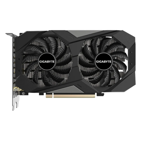 Gigabyte WINDFORCE OC V2 GeForce RTX 3050 Graphics Card, GDDR6 6GB 96-bit Memory, HDMI 2.1a & DP 1.4a Outputs, PCI Express 4.0, 1477 MHz Core Clock, 14000 Mhz Memory Clock, Dual Fan Windforce Cooling System, 1 Year Warranty | GV-N3050WF2OC-V2-6GD