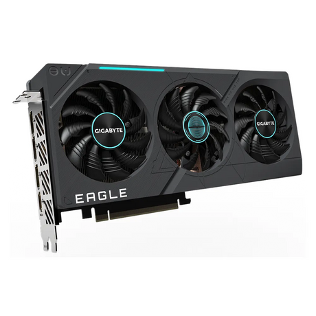 كرت شاشة Gigabyte EAGLE OC GeForce RTX 4070 Ti Super، ذاكرة GDDR6X 16GB 256-bit، مخارج HDMI 2.1a & DP 1.4a، PCI Express 4.0، 2640 MHz Core Clock، تردد ذاكرة 21 Gbps، RGB Fusion، BIOS مزدوج، نظام تبريد Triple Fan Windforce، ضمان سنة واحدة