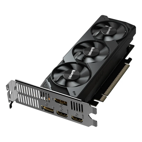 Gigabyte OC GeForce RTX 5050 Low Profile Graphics Card, GDDR6 8GB 128-bit Memory, HDMI 2.1b & DP 2.1b Outputs, PCI Express 5.0, 2587 MHz Core Clock, 20 Gbps Memory Clock, 1 Year Warranty | GV-N5050-OC-8GL
