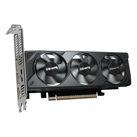 Gigabyte OC GeForce RTX 5050 Low Profile Graphics Card, GDDR6 8GB 128-bit Memory, HDMI 2.1b & DP 2.1b Outputs, PCI Express 5.0, 2587 MHz Core Clock, 20 Gbps Memory Clock, 1 Year Warranty | GV-N5050-OC-8GL