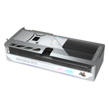 Gigabyte AORUS GeForce RTX 5080 MASTER ICE Graphics Card, GDDR7 16GB 256-bit Memory, HDMI 2.1b & DP 2.1b Outputs, PCI Express 5.0, 2805 MHz Core Clock, 30 Gbps Memory Clock, Triple Windforce Hawk Fans, LCD Edge View, RGB Halo, Dual BIOS, White, 1 Year