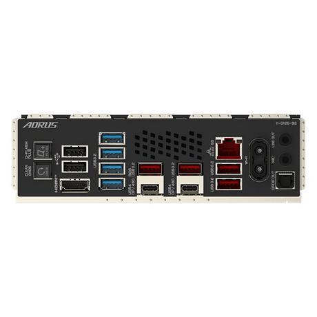 Gigabyte X870E AORUS MASTER Motherboard, Socket AM5, ATX Form Factor, DDR5 Ram, PCIe 5.0, Wi-Fi 7, Bluetooth v5.4, HDMI, Dual USB4 Type-C, Realtek 5Gb Ethernet, 1 Year Warranty | X870E-AORUS-MASTER