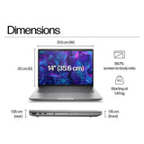 لابتوب HP ZBook 8 G1i، معالج Intel Core Ultra 7 255U، ذاكرة وصول عشوائي 16 جيجابايت، قرص صلب 1 تيرابايت SSD، شاشة WUXGA مقاس 14 بوصة، ويندوز 11 برو، لوحة مفاتيح بإضاءة خلفية إنجليزية وعربية، ضمان سنة واحدة | B30KVES