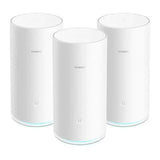 راوتر شبكة Wi-Fi ثلاثي النطاق AC2200 من هواوي، واي فاي 2.4/5 جيجاهرتز، ايثرنت 1000 ميجابت في الثانية، سرعة لاسلكية 2134 ميجابت في الثانية، أبيض، ضمان لمدة عام واحد | HUW-WS5800-20