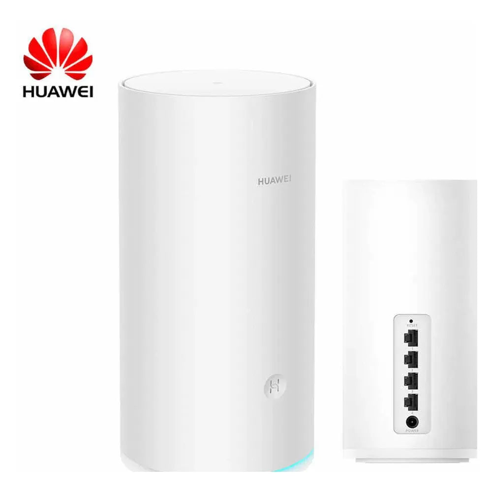 راوتر شبكة Wi-Fi ثلاثي النطاق AC2200 من هواوي، واي فاي 2.4/5 جيجاهرتز، ايثرنت 1000 ميجابت في الثانية، سرعة لاسلكية 2134 ميجابت في الثانية، أبيض، ضمان لمدة عام واحد | HUW-WS5800-20