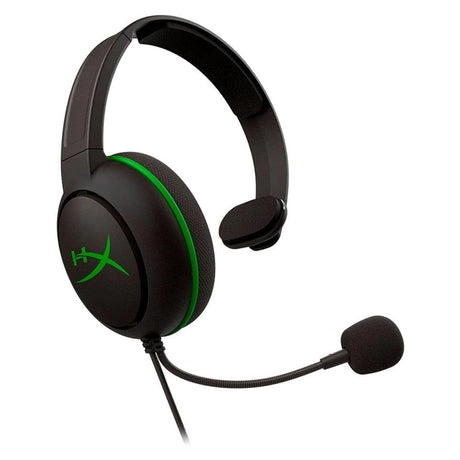 HyperX CloudX Chat Headset Gaming Xbox Headset, Black/Green, 1 Year Warranty | HX-HSCCHX-BK/WW