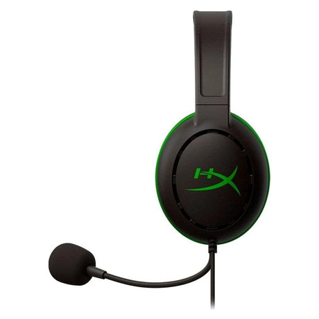 HyperX CloudX Chat Headset Gaming Xbox Headset, Black/Green, 1 Year Warranty | HX-HSCCHX-BK/WW